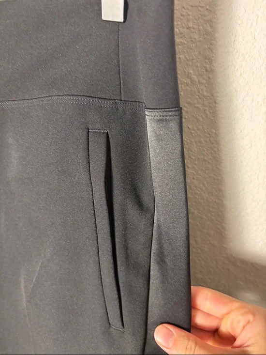 Athleta Endless Satin Side Stripe Pant Black S/782695 - Picture 4 of 4